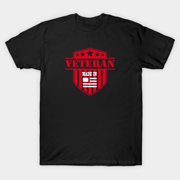 Veteran made in USA T-Shirt by silvercloud